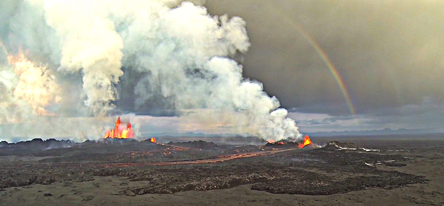Active volcano Bárðarbunga